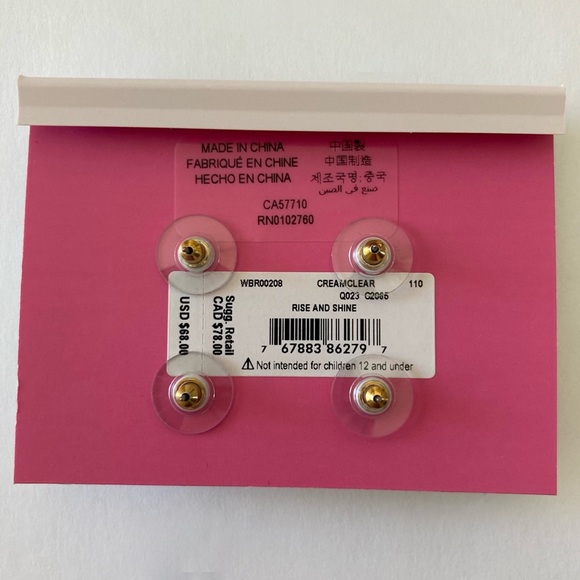 Kate Spade New York “Rise and Shine” 2-Pair Earring set - Picture 3 of 3